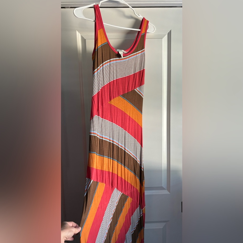 American Rag Colorful Striped Maxi Dress